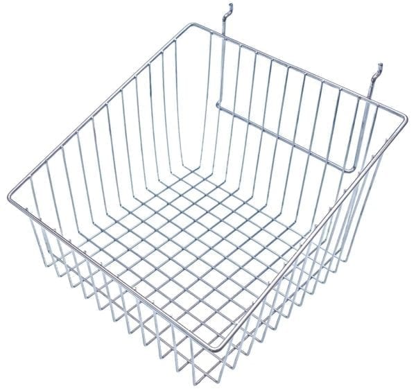 Slatwall Wire Basket - Sloping Slides