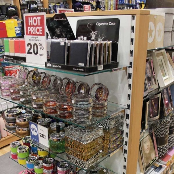 Slimline Glass Shelf Bracket (Pair) - 40mm Pitch - Image 2