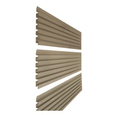 All-Ali Slat Panel 5000L - 25mm Groove Spacing