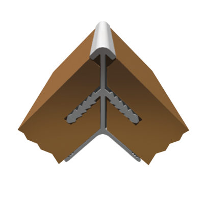 Stickman Extrusion - 90° Radius Corner With Back Legs