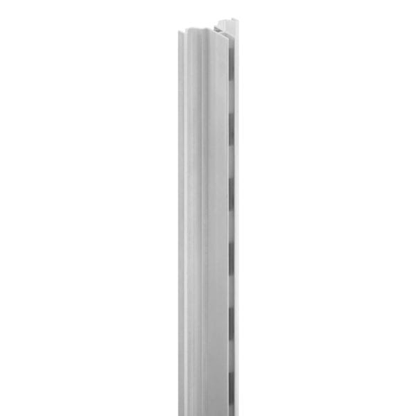 Concealed Aluminium Stripping 25mm Pitch - Single Slot Centre Profile 2400mm