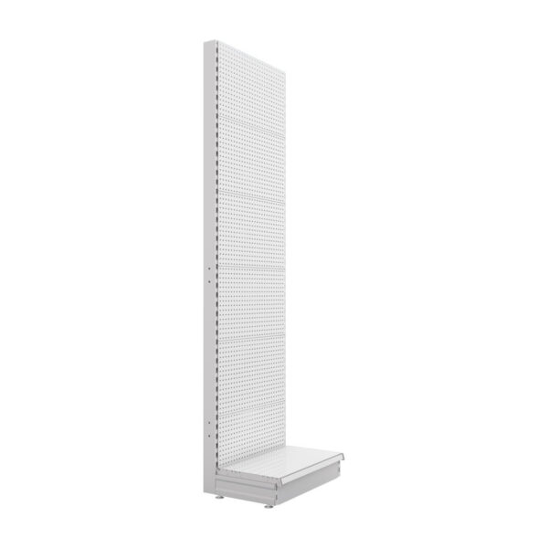 S-Mart 600L x 2400H Single-Sided Gondola Shelving Bay with Volcano Back Panels