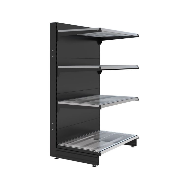 cantilever style end bays liquor stand