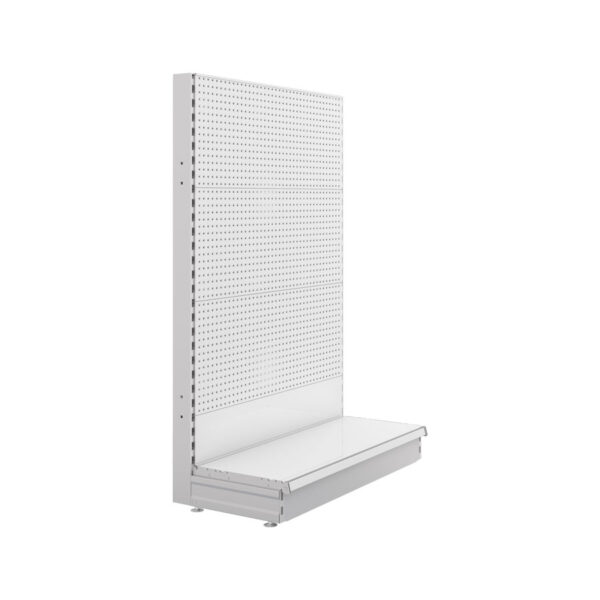 S-Mart 1000L x 1500H Single-Sided Gondola Shelving Bay with Volcano Back Panels