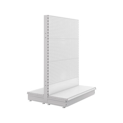 S-Mart 1000L x 1500H Double-Sided Gondola Shelving Bay with Volcano Back Panels