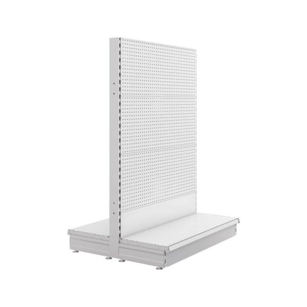 S-Mart 1000L x 1500H Double-Sided Gondola Shelving Bay with Volcano Back Panels