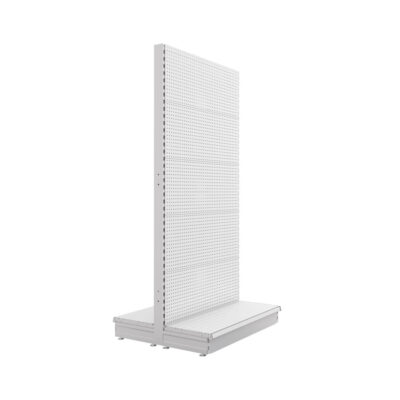 S-Mart 1000L x 2100H Double-Sided Gondola Shelving Bay with Volcano Back Panels