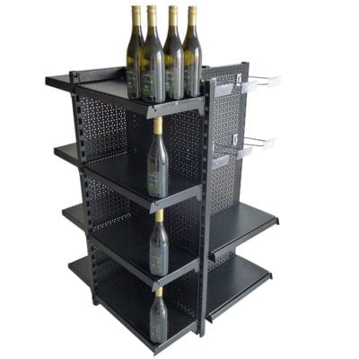 4-Way Wine Merchandising Display