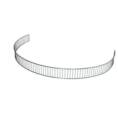 Radius Wire End Shelf Front