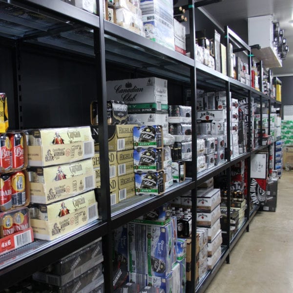 Liquor Coolroom Shelving Bays With 3 x Wire Shelves - 1830x 400D x 2210H - Image 2
