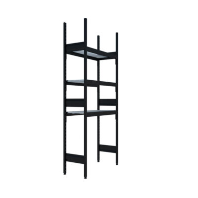 Liquor Coolroom Shelving Bays With 3 x Wire Shelves - 914L x 400D x 2210H