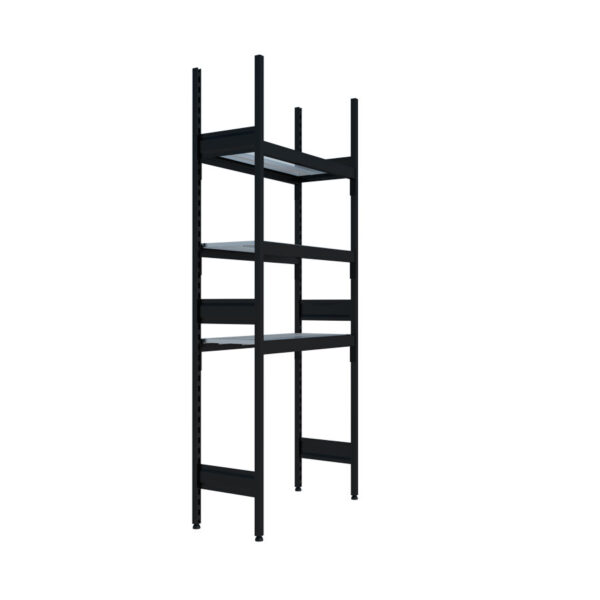 Liquor Coolroom Shelving Bays With 3 x Wire Shelves - 914L x 400D x 2210H