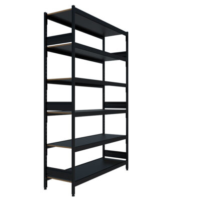 ADP Longspan Shelving Bay 500W x 2410H With 6 x Timber Shelves - Choose Bay Length