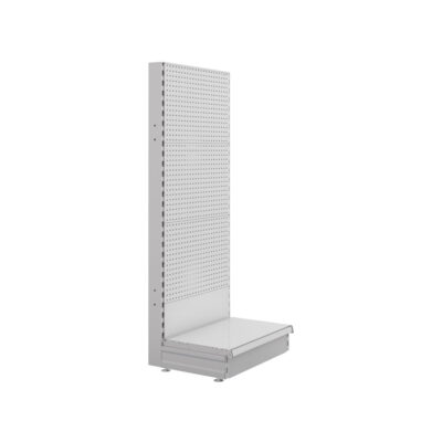 S-Mart 600L x 1500H Single-Sided Gondola Shelving Bay with Volcano Back Panels