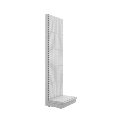 S-Mart 600L x 2100H Single-Sided Gondola Shelving Bay with Volcano Back Panels