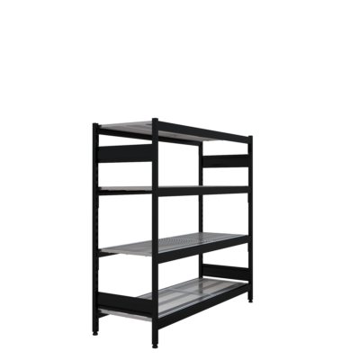 ADP Longspan Shelving Bay 500W x 1510H With 4 x Wire Shelves - Choose Bay Length
