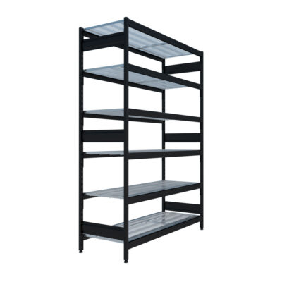 ADP Longspan Shelving Bay 600W x 2410H With 6 x Wire Shelves - Choose Bay Length