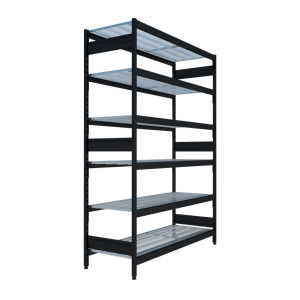 ADP Longspan Shelving Bay 600W x 2410H With 6 x Wire Shelves - Choose Bay Length