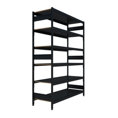 ADP Longspan Shelving Bay 600W x 2410H With 6 x Timber Shelves - Choose Bay Length
