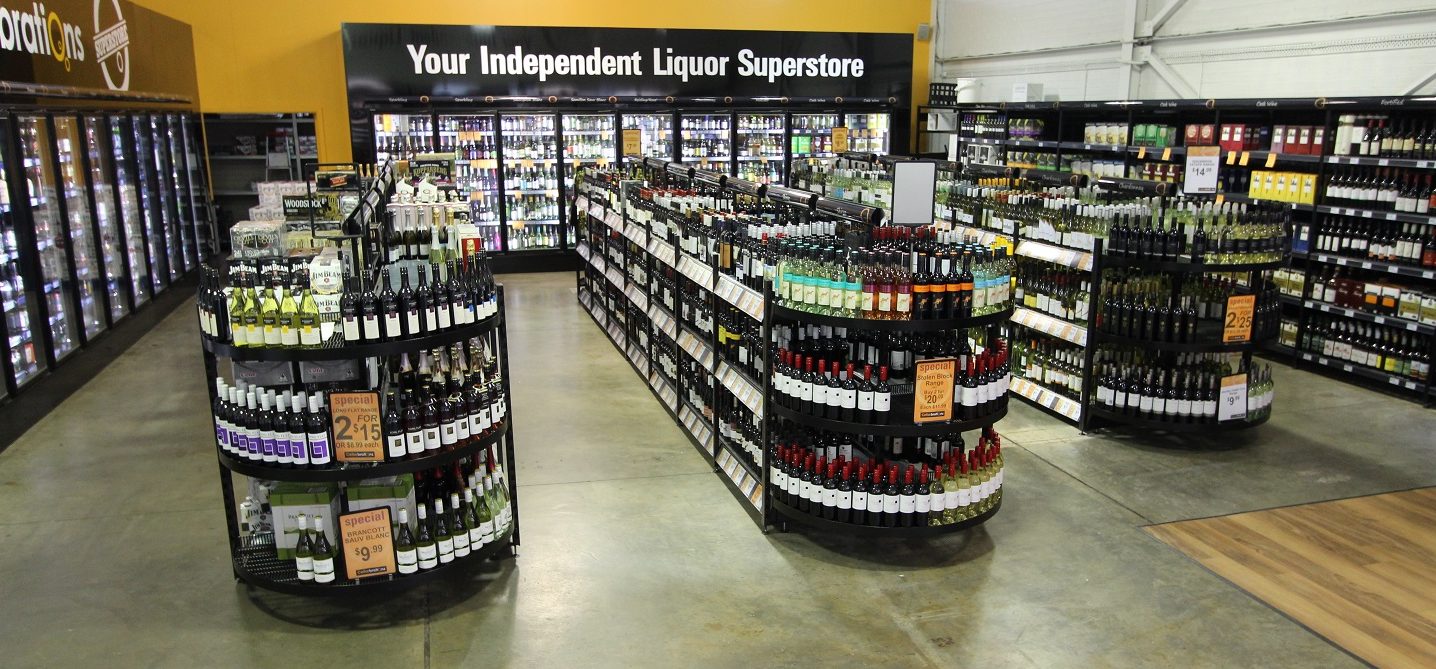 Liquor Store Shop Racks