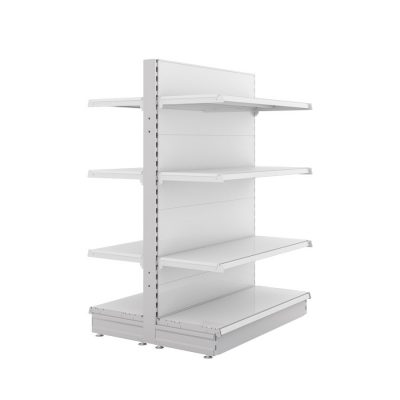 S-Mart 1000mm Gondola Shelving Bays - Gloss White