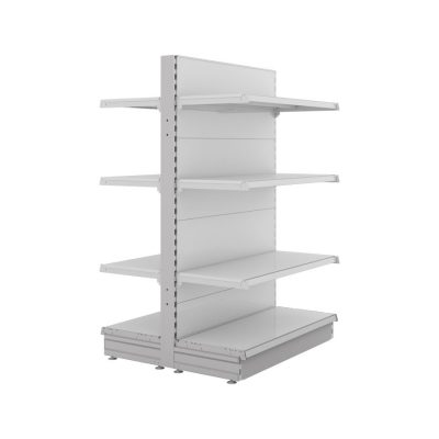 S-Mart 914mm Gondola Shelving Bays - Gloss White