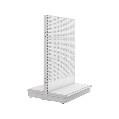 S-Mart 914L x 1500H Double-Sided Gondola Shelving Bay with Volcano Back Panels