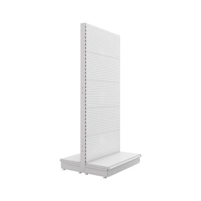 S-Mart 914L x 2100H Double-Sided Gondola Shelving Bay with Volcano Back Panels