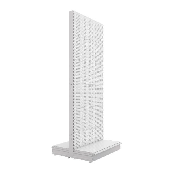 S-Mart 914L x 2400H Double-Sided Gondola Shelving Bay with Volcano Back Panels