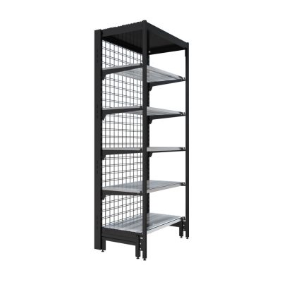 S-Mart Supermarket Shelving – 914L x 2210H Single-Sided Outrigger Shelving Bays