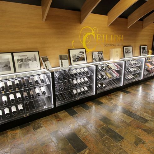 glass wine rack display