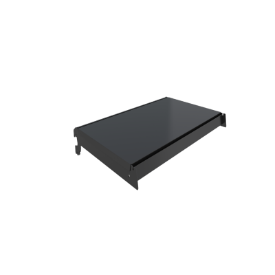 metal shelving matt black