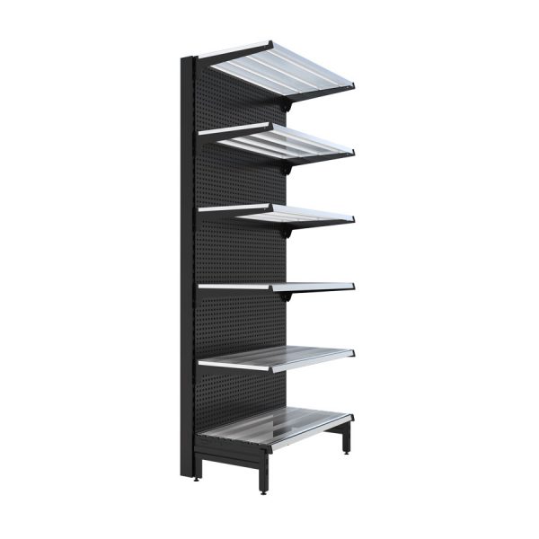 S-Mart 914L x 2110H Single-Sided Bay Volcano Perforated Backpanel