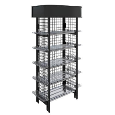 densed end unit with top hood with shelf tray