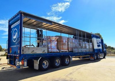 delivery for liquor store shelving