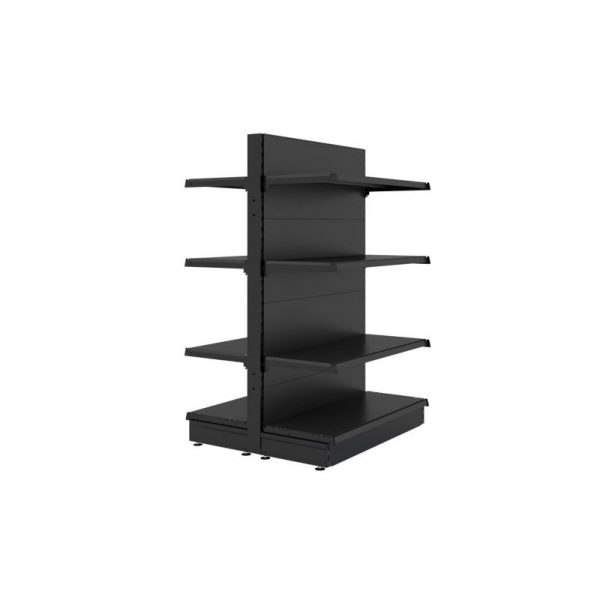 black gondola shelving for shelving need