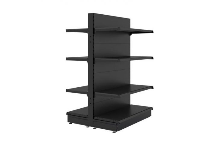 black gondola shelving for shelving need