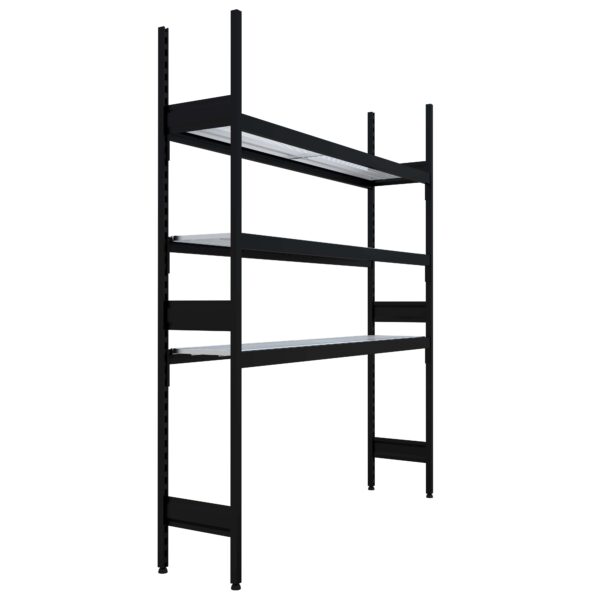 Liquor Coolroom Shelving Bays With 3 x Wire Shelves - 1830x 400D x 2210H