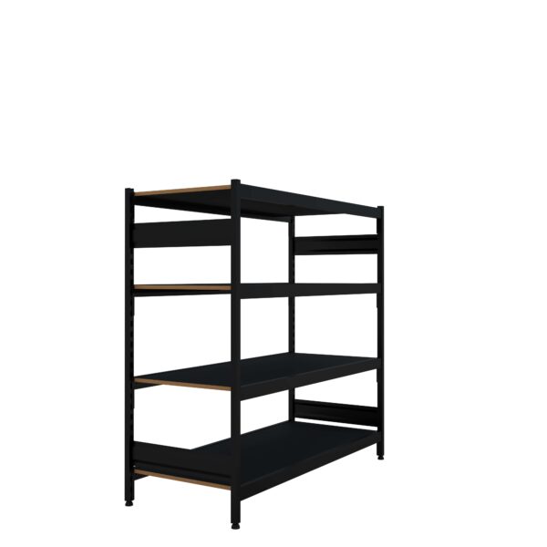 ADP Longspan Shelving Bay 600W x 1510H With 4 x Timber Shelves - Choose Bay Length