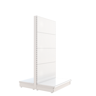 S-Mart 914L x 1800H Double-Sided Gondola Shelving Bay with Volcano Back Panels