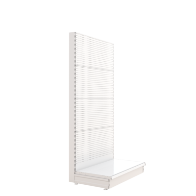 S-Mart 914L x 1800H Single-Sided Gondola Shelving Bay with Volcano Back Panels