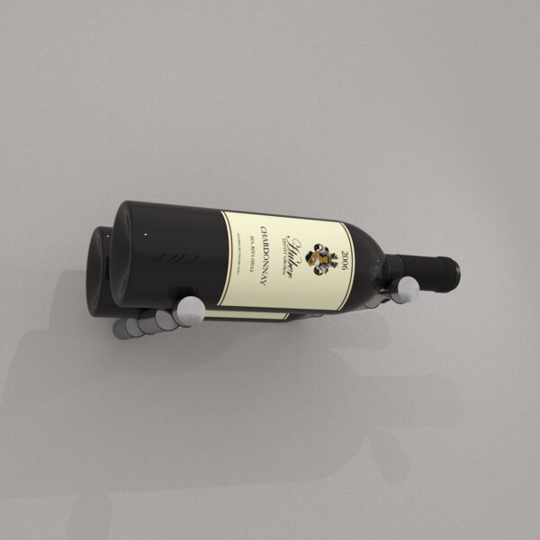 Double Bottle Wine Peg "Label Forward" (Pair)