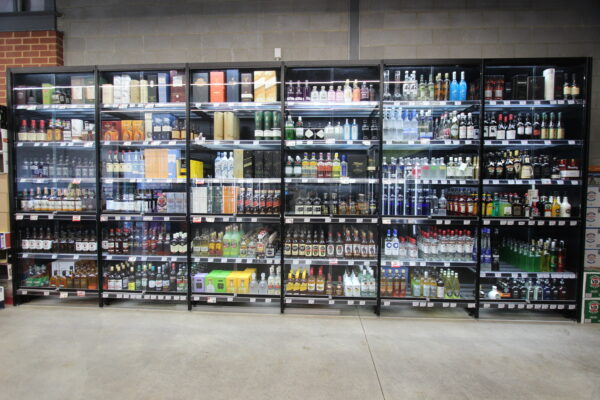 Lockable Glass Door Sets for Liquor Shelving - Full Height Glass - Image 3