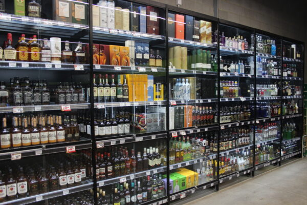 Lockable Glass Door Sets for Liquor Shelving - 2/3 Glass - Image 4