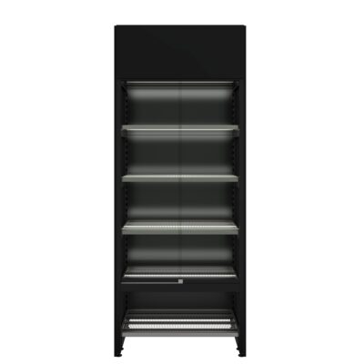 Lockable Glass Door Sets for Liquor Shelving - 2/3 Glass With Flap Door