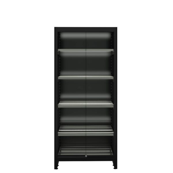 Lockable Glass Door Sets for Liquor Shelving - 2/3 Glass