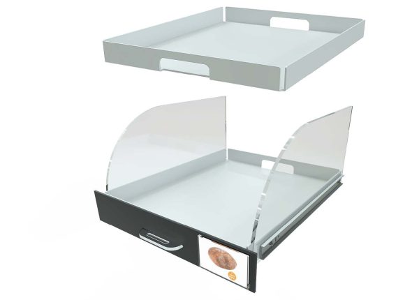 Bakery Drawers- Bakery Wall Rack - Image 4