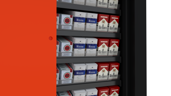 Cigarette Cabinet with Lockable Sliding Door - Image 2