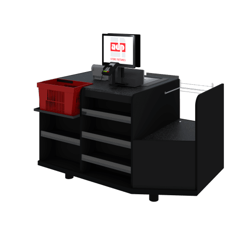 IGA Bruce Check-Out Counter (1500mm) - Front