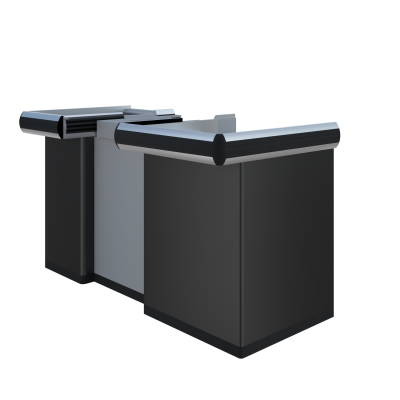 Express Checkouts with Conveyor - Metal